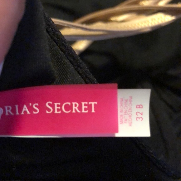 Gold & silver heeled strapless top - Picture 7 of 7